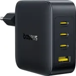 Baseus EnerFill FH11 GaN 140W 3xUSB-C + 1xUSB-A Fast Charger Black