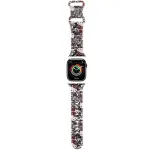 Hello Kitty HKAWMSDGPTE Apple Watch Strap 38/40/41mm Beige Silicone Graffiti Tags