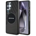 AMG Transparent Rhombs MagSafe Dėklas Samsung Galaxy S25 Ultra Juodas