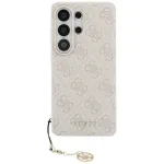 Guess 4G Classic Logo Charm MagSafe Dėklas, skirtas Samsung Galaxy S26 Ultra (rožinis)