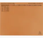 Exacompta 371109B Įprastas segtuvas &ndash; kartonas, oranžinis, 320 g/m&sup2;, 265 x 316 mm