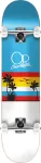 Ocean Pacific Sunset Complete Skateboard 7.75 Blue