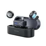 BOYA BOYALINK 3-02 belaidė mikrofonų sistema 2.4GHz USB-C - juoda