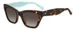 Kate Spade moteri&scaron;ki akiniai nuo saulės FAYGS086F4HA Havana acetatas rudi gradientiniai 54mm