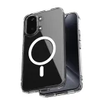 Crong Hybrid Clear Magnetic Dėklas, skirtas Xiaomi POCO X8 Pro Max 5G, Skaidrus, suderinamas su MagSafe