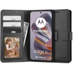 Tech-Protect Wallet Case, skirta Motorola Edge 50 Neo, juoda
