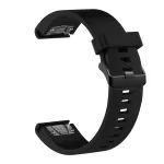 Silicinio laikrodžio dirželis FIXED, skirtas Garmin QuickFit 20 mm, juodas