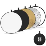 K&F Concept 5-in-1 Collapsible Round Reflector 80cm su ne&scaron;imo krep&scaron;iu (KF18.0002)