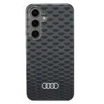 Audi IML Stitching Pattern MagSafe dėklas, skirtas Samsung Galaxy S24 S921, juodas, kietas dėklas