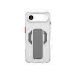 SKINARMA Haxa dėklas su Mag-Charge magnetiniu žiedu ir laikikliu-stoveliu, skirtas Apple iPhone Air, skaidrus (SK-2025IP6.6-HAXA-CLR)