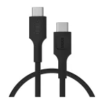 Green Cell PowerStream USB-C &ndash; USB-C kabelis, 100 W, 0,3 m, juodas
