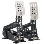 Pedalų rinkinys Heusinkveld Ultimate+ 2 &ndash; apkrovos elemento stabdys, reguliuojami pedalai, juodi