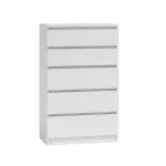 Topeshop M5 BIEL komoda