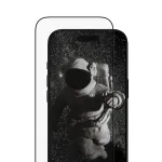 Apsauginis stiklas PanzerGlass Ceramic II, skirtas iPhone Air Ultra-Wide Fit su EasyAligner, grūdintas stiklas PET Silikonas Skaidrus 1 vnt.