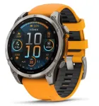 Garmin fenix 8 3.56 cm (1.4) AMOLED 47 mm Skaitmeninis 454 x 454 pikseliai Liečiamas ekranas Grafitas Wi-Fi GPS (palydovas)
