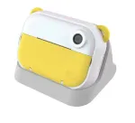 myFirst Camera Insta Wi FC2402SA-YW01 momentinis fotoaparatas vaikams su spausdintuvu, 2,4&Prime; IPS ekranas, dvigubas 12 MP objektyvas, geltonas