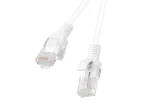 Lanberg PCU6-20CC-0300-W Cat6 U/UTP jungiamasis kabelis 3 m, baltas, 10 vnt. pakuotėje