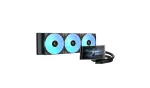 Deepcool LT360 VISION ARGB 360 mm skysčio au&scaron;inimo sistema, juoda, ARGB, Intel ir AMD, 3x120 mm PWM ventiliatoriai