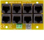 ATTE AEPI-4-10-OF 4 kanalų pasyvus PoE adapteris, 10/100 Mbps