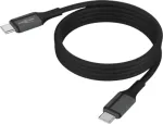 ANSMANN Magnetinis USB-C silikoninis laidas 120 cm juodas