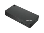 Lenovo ThinkPad Universal USB-C Dock 40AY0090EU &ndash; 3x 4K palaikymas, 100W Power Delivery, 10 prievadų, juoda