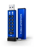 iStorage datAshur PRO+A 128GB USB 3 atmintinė su 256 bitų &scaron;ifravimu (IS-FL-DA3A-256-128)