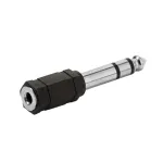 Vivanco VVAJACKAD35F63M 3,5 mm lizdo &ndash; 6,35 mm ki&scaron;tuko stereo adapteris