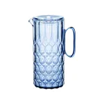 Guzzini VANITY ąsotis su dangteliu Denim Blue 1,75 l SAN plastikas, be BPA, tinkamas plauti indaplovėje