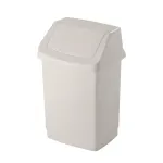 CURVER Click-it 50L &scaron;iuk&scaron;lių dėžė su pedalais, balta, 38,5x33,5x63,5 cm