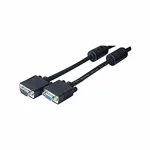 EXERTIS CONNECT SVGA monitoriaus kabelis, 15-pin HD D-Sub vyri&scaron;kas į moteri&scaron;ką, 2,0 m, juodas 119800