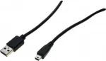 Exertis Connect USB 2.0 kabelis - USB-A (vyri&scaron;kas) į Mini-USB Type-B (vyri&scaron;kas) - 1,5 m - juodas 532515