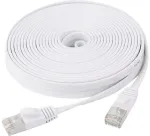 EXERTIS CONNECT Cat6 U/FTP plok&scaron;čias komutacinis kabelis, baltas, 5m 845059