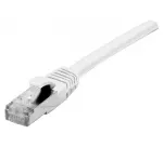EXERTIS CONNECT Cat.6 F/UTP PoE LSZH baltas 30 m komutacinis kabelis su apsauginiu užraktu 854408