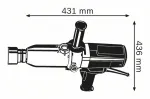 Bosch 0 601 435 103 elektrinis veržliaraktis juodas, mėlynas 920 W