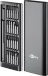 Goobay 77836 24 dalių precizinis atsuktuvų rinkinys su magnetiniu antgalių laikikliu