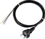 Sygonix SY-5043490 maitinimo laidas Schuko į IEC C13 1,5 m juodas