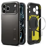 Spigen Tough Armor T MagSafe dėklas iPhone 17 Pro / 18 Pro - Gunmetal