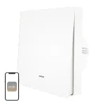 MOES ZS-B-EU1 ZigBee 1 kanalo &scaron;viesos jungiklis (nereikia nulinio laido, baltas)