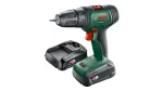 Bosch UniversalDrill 18V 1450 RPM Belaidis gręžtuvas-suktuvas, raktelinis griebtuvas, 1,2 kg, juoda, žalia