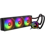 KRUX HydroX 360 ARGB AIO vandens au&scaron;inimo sistema procesoriui, 360 mm, juoda
