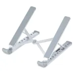 StarTech.com Sulankstomas ne&scaron;iojamojo kompiuterio stovas, reguliuojamo auk&scaron;čio ergonomi&scaron;kas stovas, ventiliuojamas aliumininis rėmas, laikantis 10 kg, reguliuojamas pasvirimas, sulankstomas dizainas