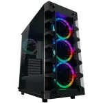 LC Power Gaming 709B Solar_System_X - korpusas - ATX - be maitinimo &scaron;altinio - juodas - USB/Audio (LC-709B-ON)