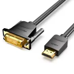 Vention HDMI į DVI laidas 3M juodas HDMI A tipas DVI-D 3m