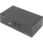 KVM jungiklis Digitus DS-12883 4 prievadai dviejų ekranų 4K HDMI USB