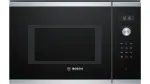 Kombinuota mikrobangų krosnelė Bosch Serie 6 BEL554MS0 įmontuojama, 900 W, 25 L, kvarcinė kaitlentė, konvekcija, nerūdijantis plienas