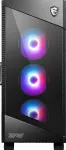 MSI MPG VELOX 100R Mid Tower kompiuterio korpusas, E-ATX, grūdinto stiklo, 4x 120 mm ARGB ventiliatoriai, 2x USB 3.0 + 1x USB-C, 2x 3,5&Prime; + 2x 2,5&Prime; vietos diskams, juodas