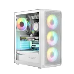 Logic Portos ARGB Minidi USB 3.0 korpusas baltas