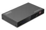 DIGITUS 1x2 HDMI skirstytuvas - 8K/60Hz (4:4:4), Toslink, Stereo, EDID valdymas