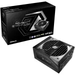 Maitinimo blokas ASROCK Taichi TC-1300T 1300 W 20+4 pin ATX 80 PLUS Titanium, juodas, 135 mm ventiliatorius