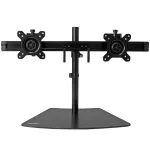 StarTech.com dviejų monitorių stovas &ndash; horizontalus &ndash; juodas, laisvai pastatomas, 8 kg, 61 cm (24 col.), 100 x 100 mm, auk&scaron;čio reguliavimas